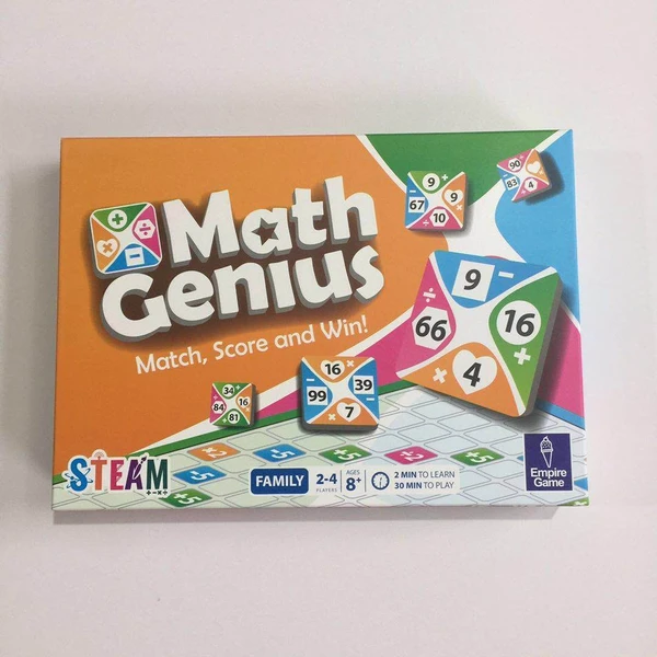 Cover image of Math Genius board game