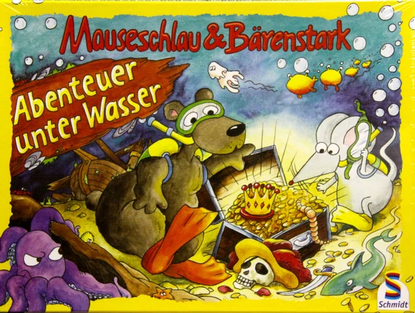 Cover image of Mauseschlau & Bärenstark: Abenteuer unter Wasser board game