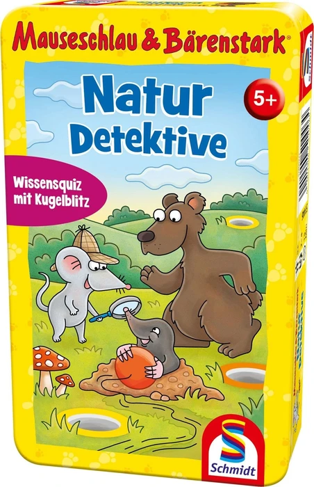 Cover image of Mauseschlau & Bärenstark: Naturdetektive board game