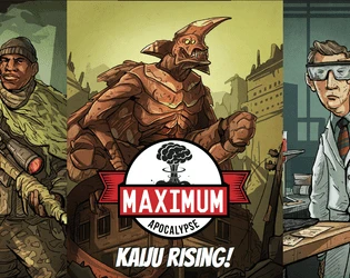 Cover image of Maximum Apocalypse: Kaiju Rising board game
