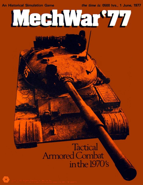 Cover image of MechWar '77: Tactical Armored Combat in the 1970's board game