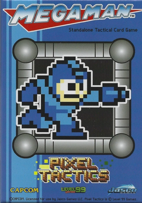 Cover image of Mega Man Pixel Tactics: Mega Man Blue board game