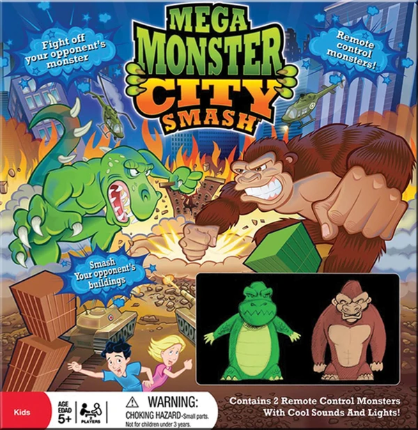 Cover image of Mega Monster City Smash! board game