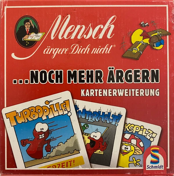 Cover image of Mensch ärgere Dich nicht: ...noch mehr ärgern – Kartenerweiterung Rot board game