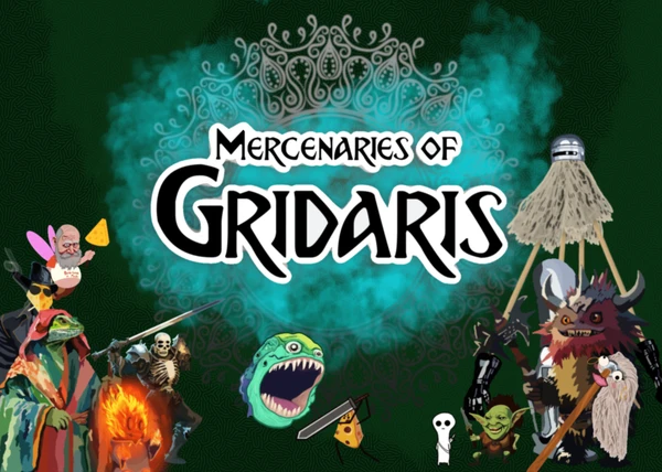 Cover image of Mercenaries of Gridaris board game