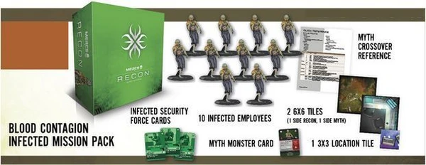 Cover image of MERCS: Recon – Blood Contagion board game