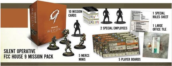 Cover image of MERCS: Recon – Silent Operative board game