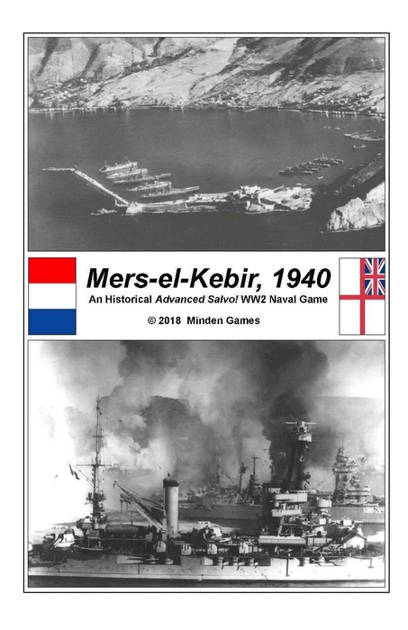 Cover image of Mers-el-Kebir, 1940: An Historical Advanced Salvo! WW2 Naval Game board game