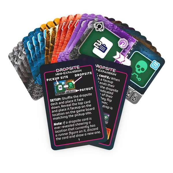 Cover image of Metrorunner: Dropsite Mini Expansion board game