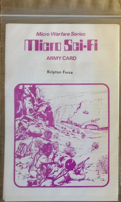 Cover image of Micro Sci-Fi: Kripton board game