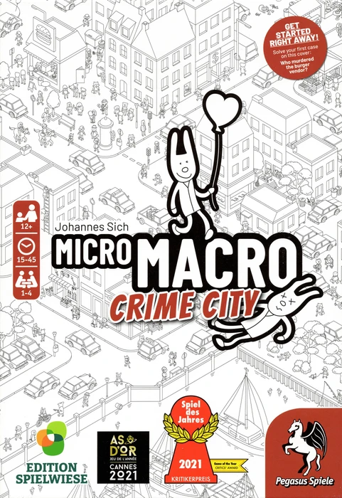 Cover image of MicroMacro: Crime City board game