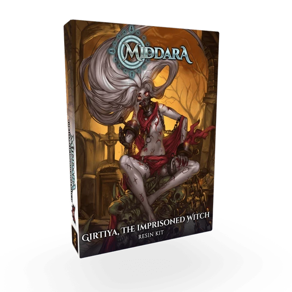 Cover image of Middara: Girtiya, The Imprisoned Witch Resin Kit board game