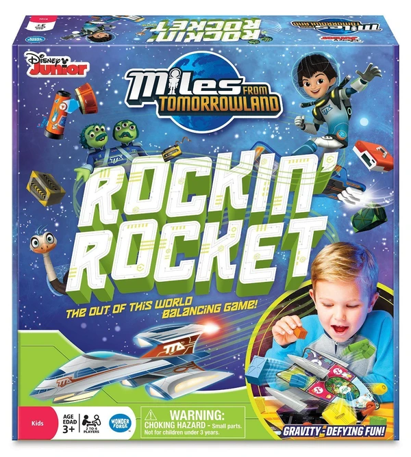 Cover image of Miles From Tomorrowland Rockin' Rocket board game