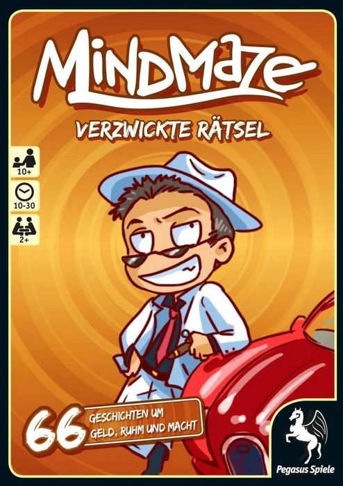 Cover image of MindMaze: Verzwickte Rätsel – Geld, Ruhm und Macht board game