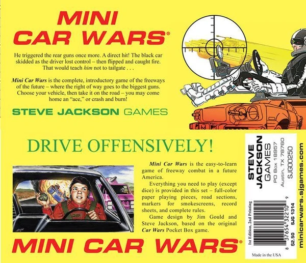 Cover image of Mini Car Wars board game