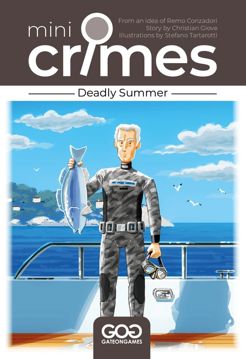 Cover image of Mini Crimes: Deadly Summer board game