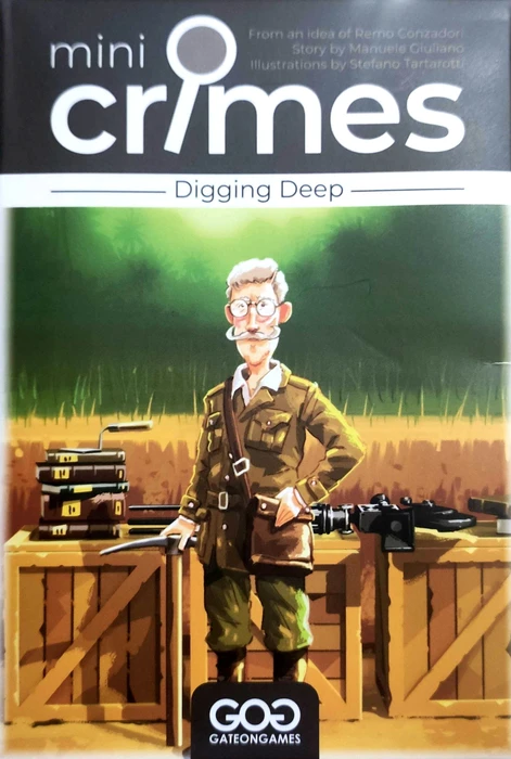Cover image of Mini Crimes: Digging Deep board game