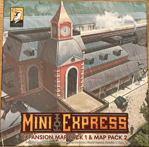 Cover image of Mini Express: Expansion Map Pack 1 & Map Pack 2 board game