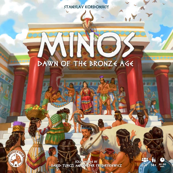 Cover image of Minos: Dawn of the Bronze Age board game