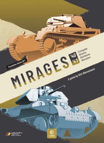 Cover image of Mirages: '40 '41 board game