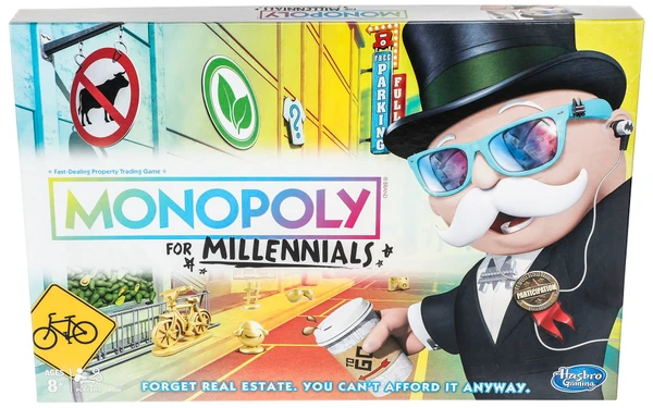 Cover image of Monopoly for Millennials board game