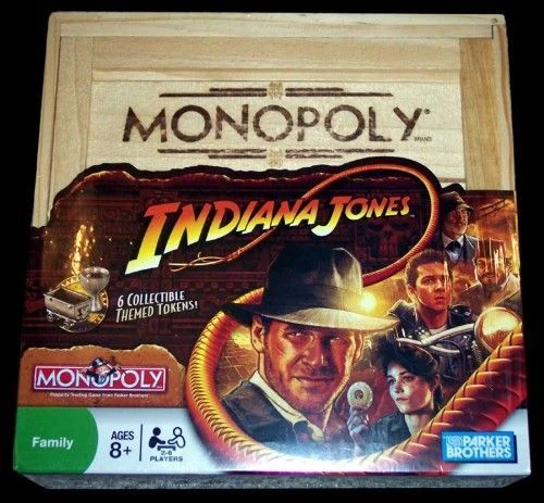 Cover image of Monopoly: Indiana Jones board game
