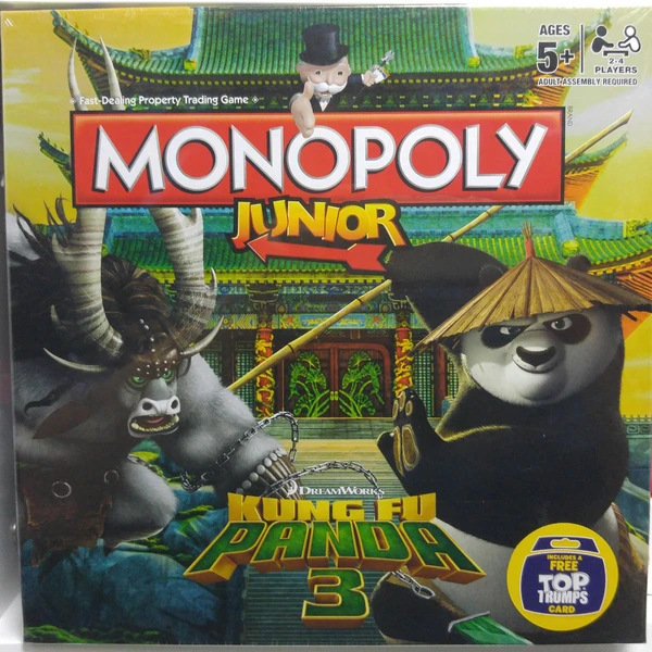 Cover image of Monopoly Junior: Kung Fu Panda 3 board game