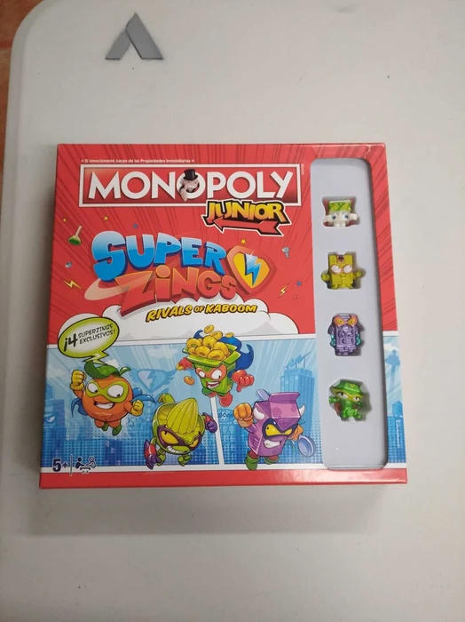 Cover image of Monopoly Junior: Super Zings board game