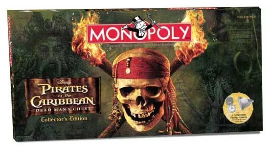 Cover image of Monopoly: Pirates of the Caribbean board game