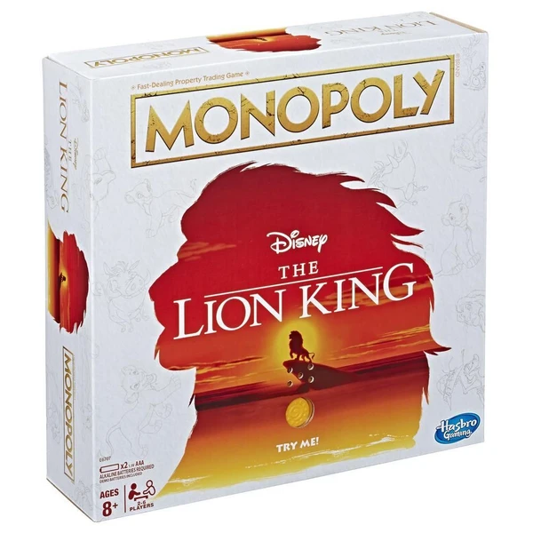 Cover image of Monopoly: The Lion King Edition board game
