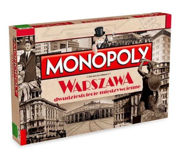 Cover image of Monopoly: Warszawa dwudziestolecie międzywojenne board game