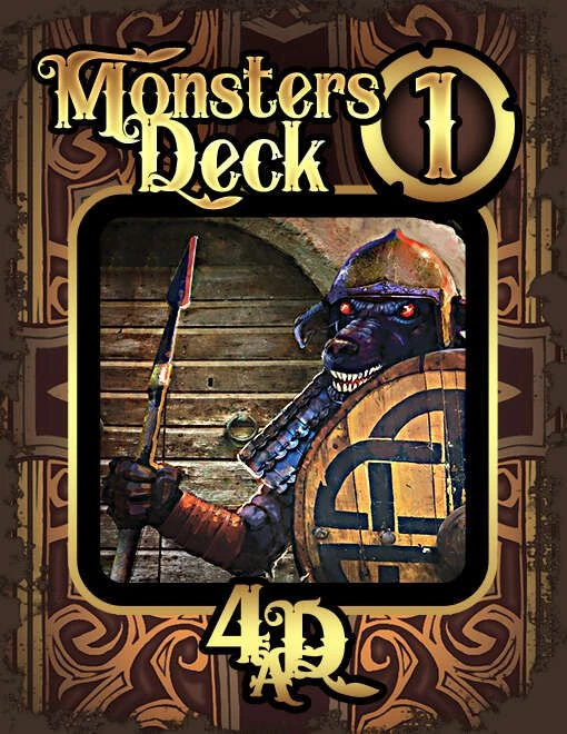 Cover image of Monsters Deck 1 board game