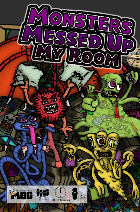 Cover image of Monsters Messed Up My Room board game