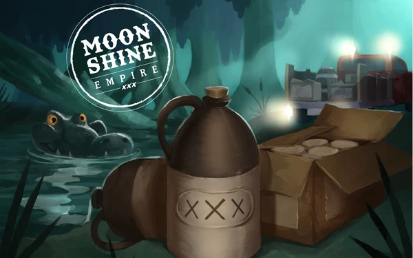 Cover image of Moonshine Empire board game