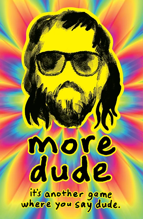 Cover image of more dude board game
