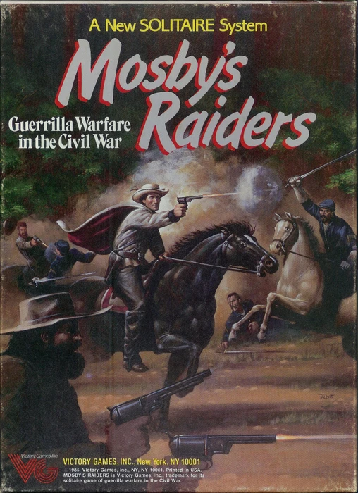 Cover image of Mosby's Raiders: Guerilla Warfare in the Civil War board game