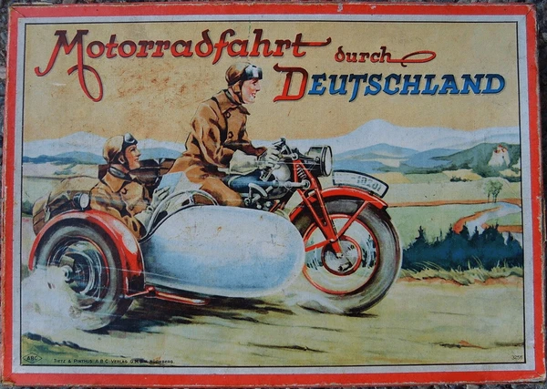 Cover image of Motorradfahrt durch Deutschland board game