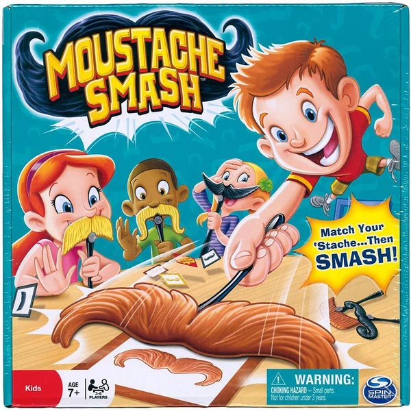 Cover image of Moustache Smash board game