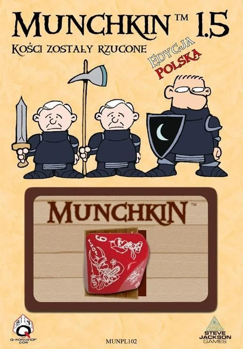 Cover image of Munchkin 1.5: Kości zostały rzucone board game