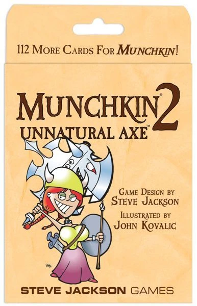 Cover image of Munchkin 2: Unnatural Axe board game