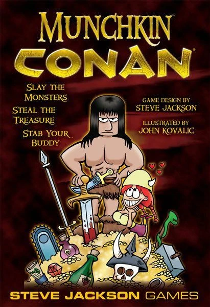 Cover image of Munchkin Conan board game