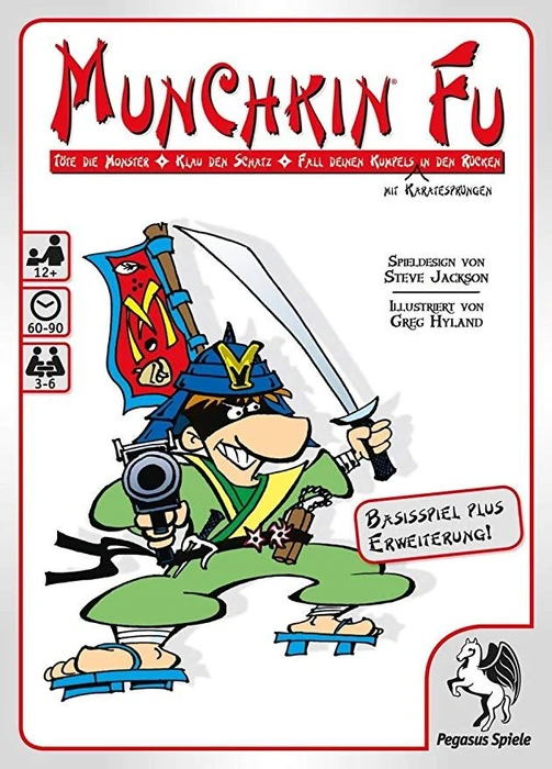 Cover image of Munchkin Fu (1+2) board game