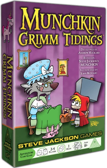 Cover image of Munchkin Grimm Tidings board game