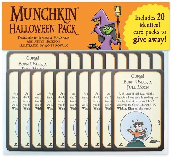 Cover image of Munchkin Halloween Pack board game