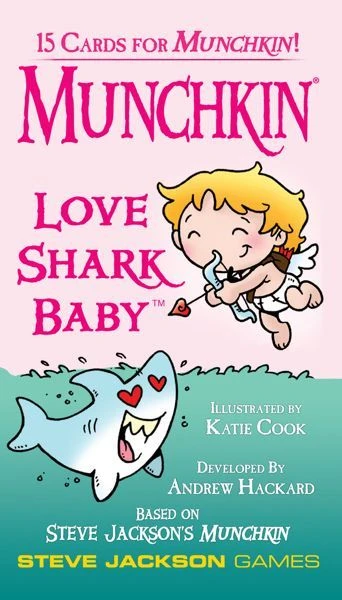 Cover image of Munchkin Love Shark Baby board game