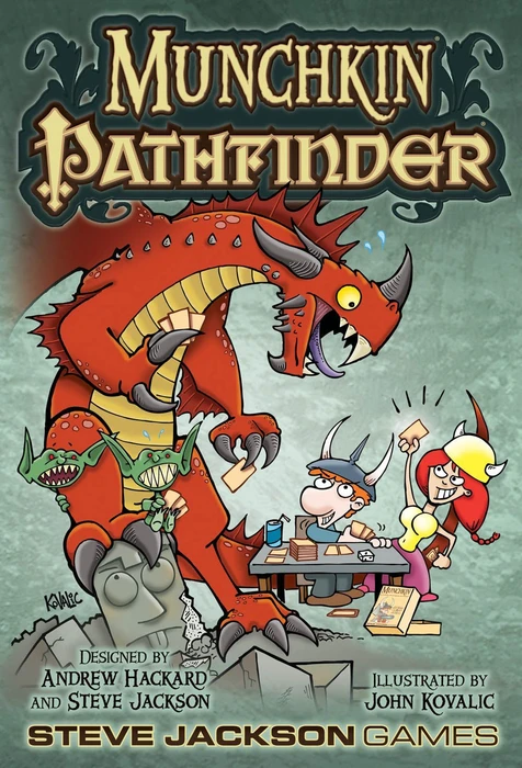 Cover image of Munchkin Pathfinder board game