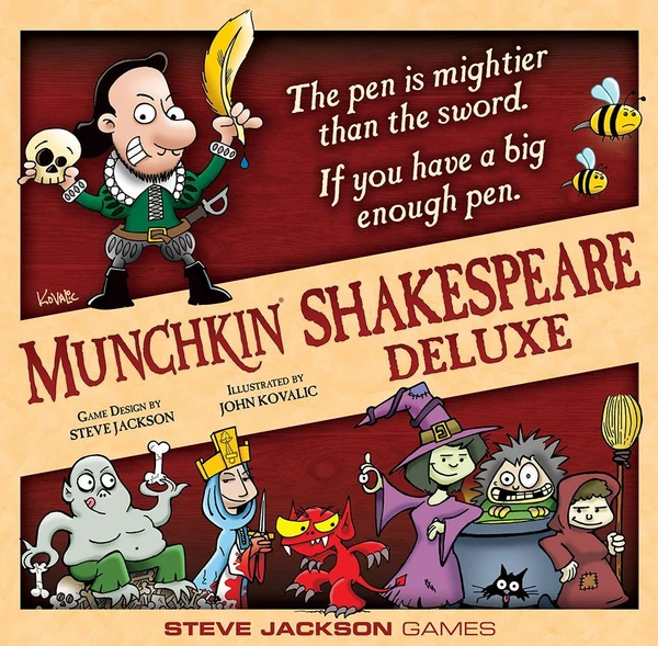 Cover image of Munchkin Shakespeare Deluxe board game