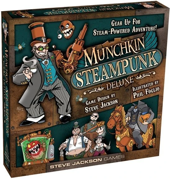 Cover image of Munchkin Steampunk board game
