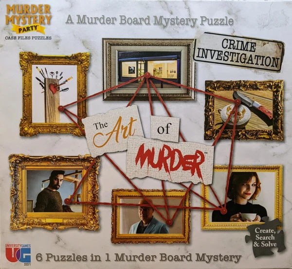 Cover image of Murder Mystery Party Case File Puzzles: The Art of Murder board game