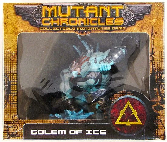 Cover image of Mutant Chronicles Collectible Miniatures Game: Golem of Ice board game
